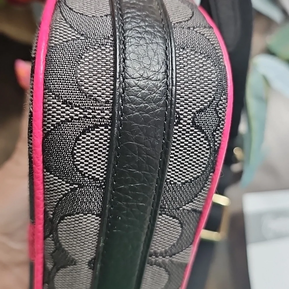 Coach Black and CAMERA Crossbody Bag